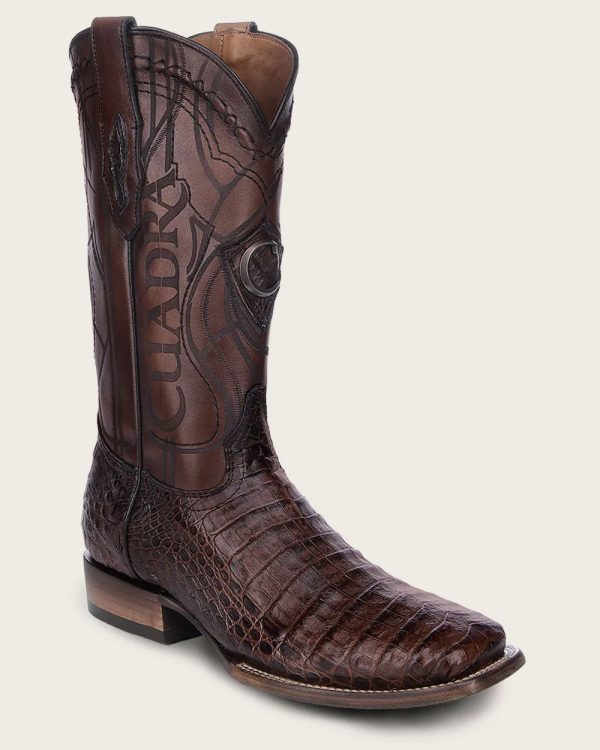 Western honey brown ultra exotic boot Fashion