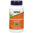 Saw Palmetto Extract 320 mg, With Pumpkin Seed Oil, 90 Veggie Softgels, NOW Foods Hot on Sale