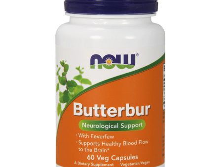 Butterbur with Feverfew, 60 Vegetarian Capsules, NOW Foods Discount