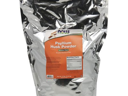 Psyllium Husk Powder, 12 lb, NOW Foods Sale