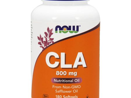 Conjugated Linoleic Acid (CLA) 800mg 180 Softgels, NOW Foods on Sale