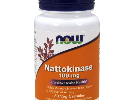 Nattokinase 100mg Vegetarian 60 Vcaps, NOW Foods For Cheap