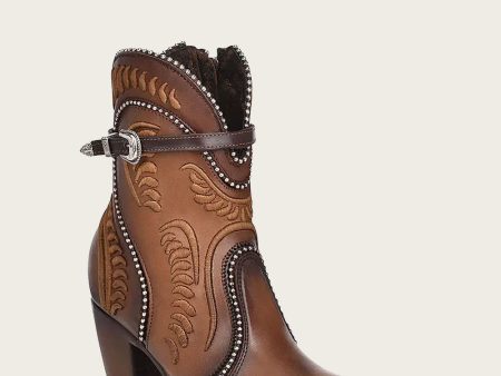 Ankle honey bootie on Sale