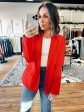 Zoe Knit Sleeve Blazer- 2 Colors For Cheap