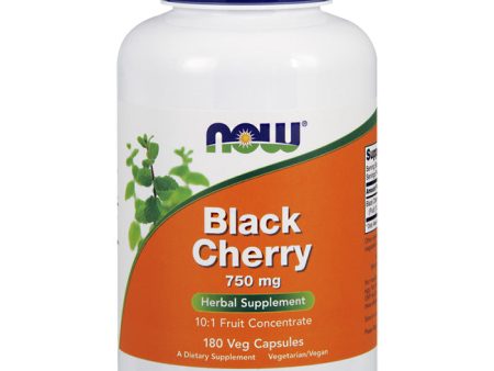 Black Cherry 750 mg, Value Size, 180 Vegetarian Capsules, NOW Foods For Discount