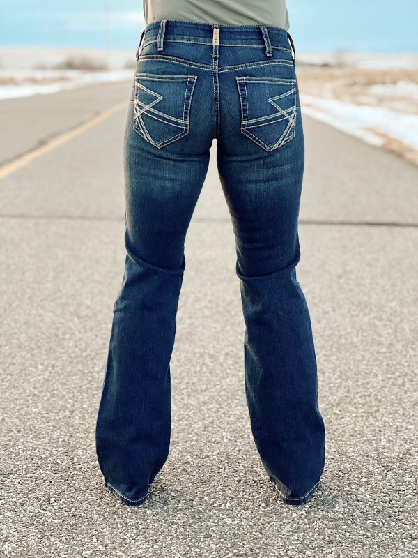 The Sideways Mid Rise Bootcut Jean For Cheap