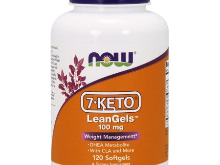 7-Keto LeanGels 100 mg, Plus CLA & More, 120 Softgels, NOW Foods Supply