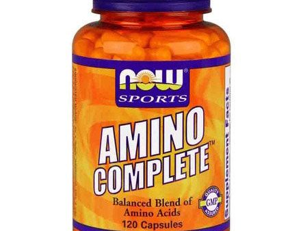 AMINO Complete, Amino Acids Complex 120 Caps, NOW Foods Discount