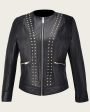 Black studs jacket For Discount