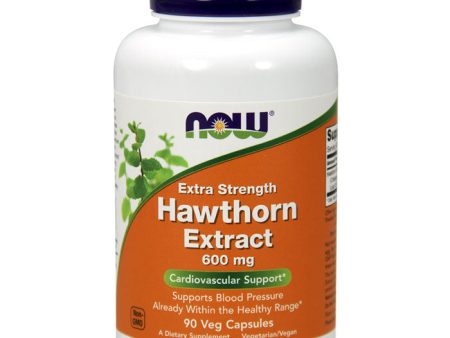 Hawthorn Extract 600 mg, Extra Strength, 90 Veg Capsules, NOW Foods Cheap