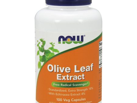 Olive Leaf Extract, Standardized 18% Oleuropein, 100 Vegetarian Capsules, NOW Foods For Cheap