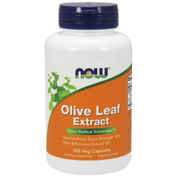 Olive Leaf Extract, Standardized 18% Oleuropein, 100 Vegetarian Capsules, NOW Foods For Cheap