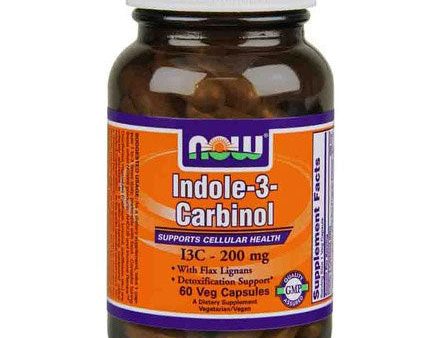 Indole-3-Carbinol 200 mg, I3C, 60 Vcaps, NOW Foods Hot on Sale