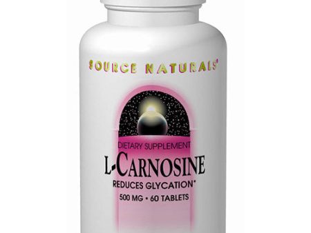 L-Carnosine 500mg 30 tabs from Source Naturals Discount