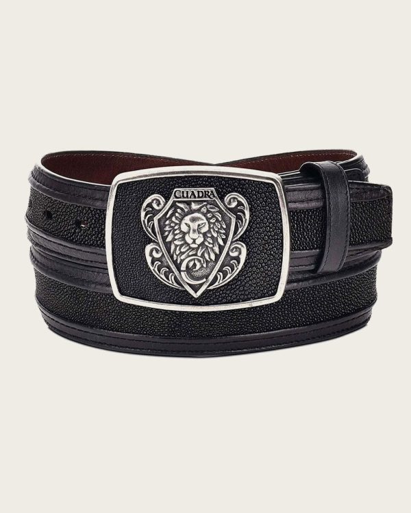 Black western stingray Belt Online now