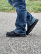 Mens Sherpa Lined Slip on Sneaker in Black For Cheap