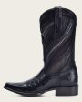 Imperio black exotic boot For Cheap