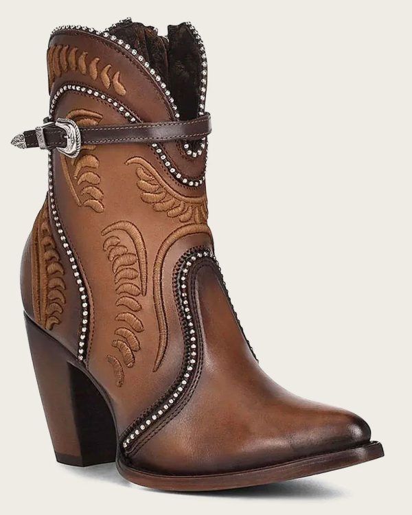 Ankle honey bootie on Sale