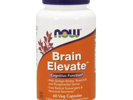 Brain Elevate 60 Vcaps, NOW Foods on Sale