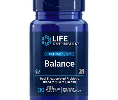 FLORASSIST Balance, Probiotic Blend for Overall Health, 30 Liquid Vegetarian Capsules, Life Extension Online Sale