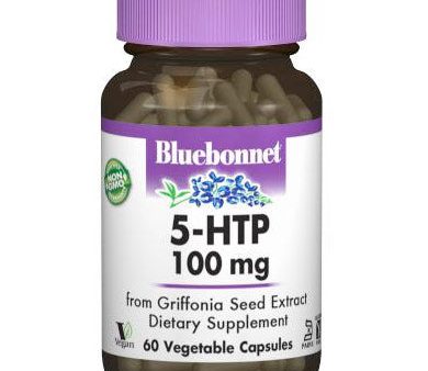 5-HTP 100 mg, 60 Vegetable Capsules, Bluebonnet Nutrition Fashion