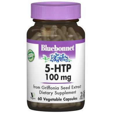 5-HTP 100 mg, 60 Vegetable Capsules, Bluebonnet Nutrition Fashion