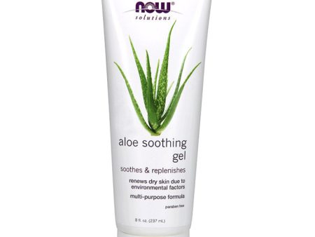 Aloe Soothing Gel, Multi-Purpose Skin Care, 8 oz, NOW Foods Supply