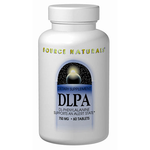 DLPA (DL-Phenylalanine) 750mg 30 tabs from Source Naturals Online