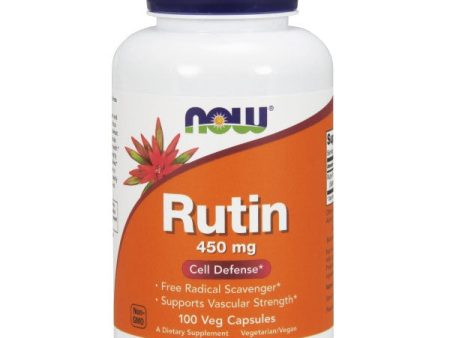 Rutin 450 mg, 100 Vegetarian Capsules, NOW Foods Discount