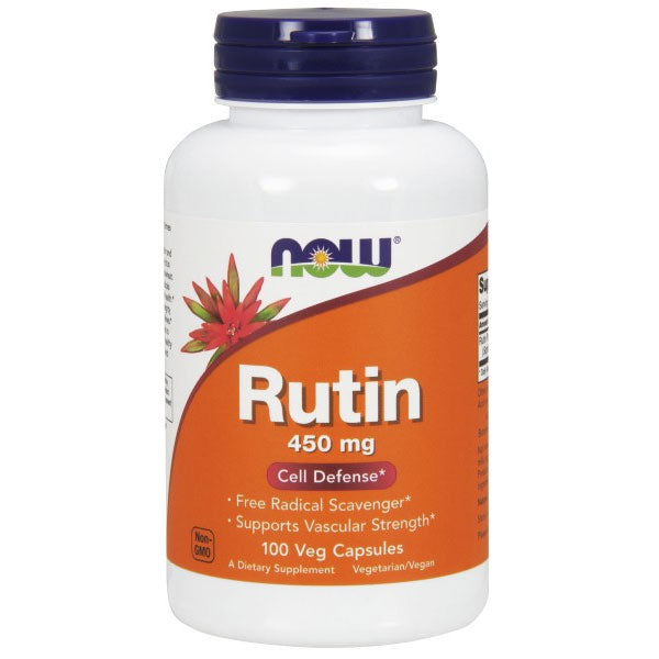 Rutin 450 mg, 100 Vegetarian Capsules, NOW Foods Discount