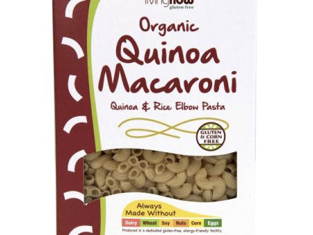 Quinoa Macaroni Organic, Gluten-Free Elbow Pasta, 8 oz, NOW Foods Online