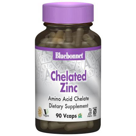 Albion Chelated Zinc 30 mg, 90 Vcaps, Bluebonnet Nutrition Supply