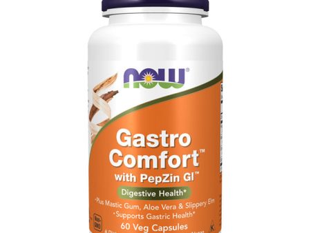 Gastro Comfort with PepZin GI, 60 Veg Capsules, NOW Foods Online Hot Sale