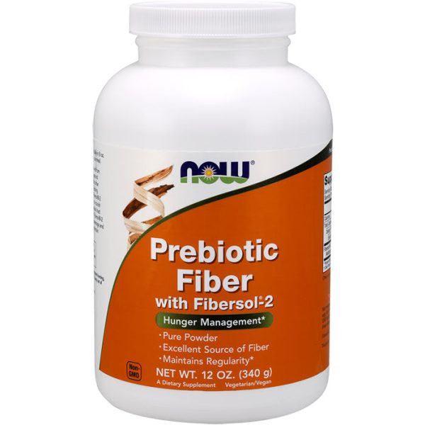 Prebiotic Fiber Powder with Fibersol-2, 12 oz, NOW Foods Fashion