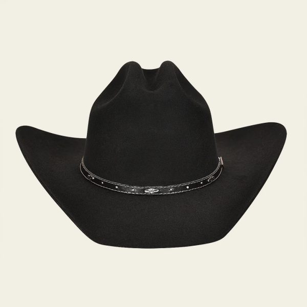 Black Wool Western Hat Hot on Sale