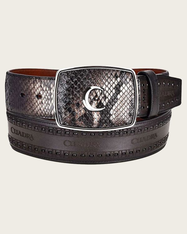 Black western python Belt Online Sale