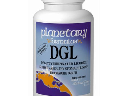 Licorice DGL Deglycyrrhizinated Chewable 100 tabs, Planetary Herbals Cheap