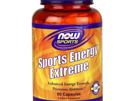 Sports Energy Extreme, 90 Capsules, NOW Foods on Sale