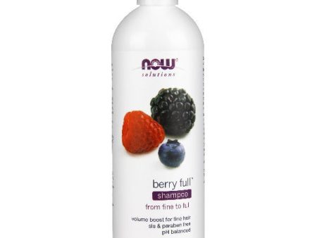 Natural Berry Full Volumizing Shampoo, 16 oz, NOW Foods Online now