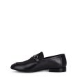 Black stingray slip-on moccasin For Cheap