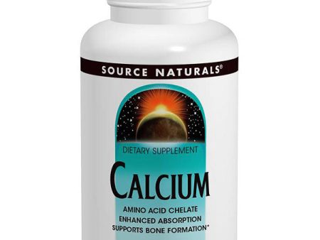 Calcium Amino Acid Chelate 200mg 250 tabs from Source Naturals For Sale