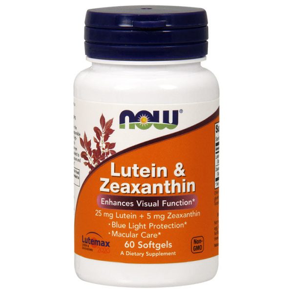 Lutein & Zeaxanthin, Blue Light Protection, 60 Softgels, NOW Foods Hot on Sale