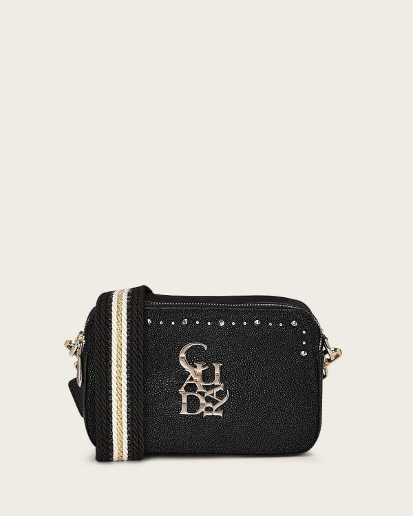 Black exotic crossbody handbag Online