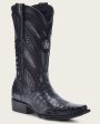 Imperio black exotic boot For Cheap