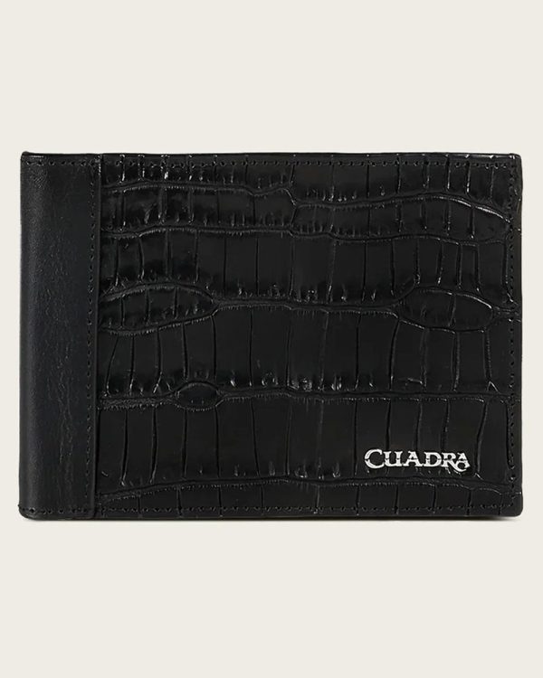 Black bifold ultra exotic wallet Hot on Sale