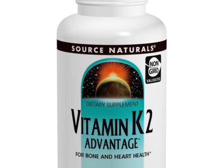 Vitamin K2 Advantage, For Bone & Heart Health, 60 Tablets, Source Naturals Hot on Sale