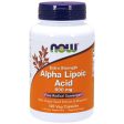 Alpha Lipoic Acid ALA 600 mg, 120 Vcaps, NOW Foods Fashion