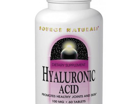 Hyaluronic Acid 100 mg, 30 Tablets, Source Naturals Online