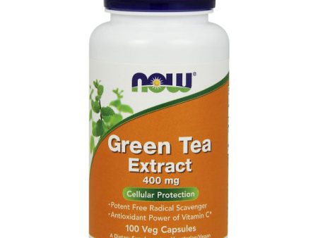 Green Tea Extract 400 mg, 100 Vegetarian Capsules, NOW Foods Discount