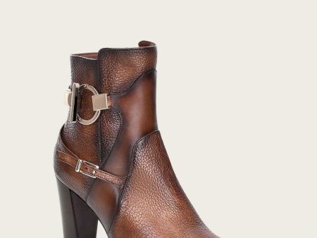 Ankle honey deer bootie on Sale